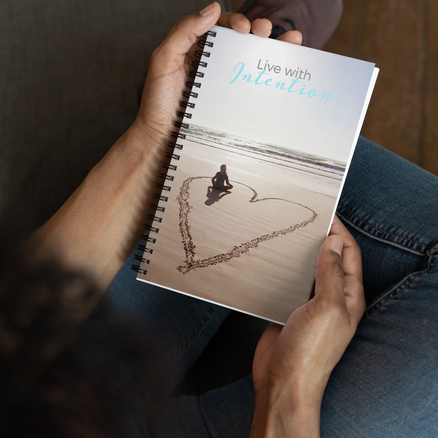 Live Intentionally Spiral notebook