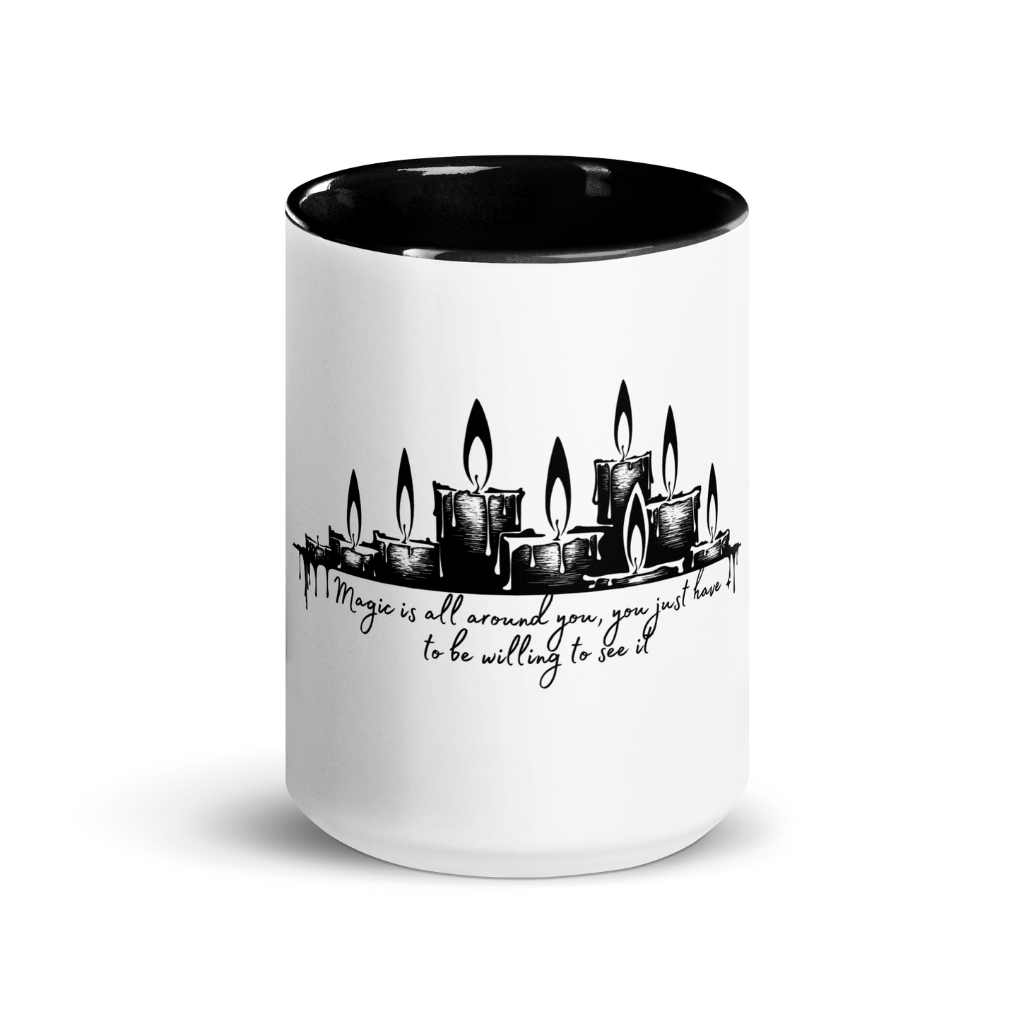 Candle Message Mug